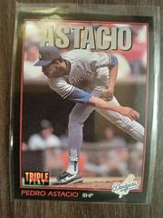 Pedro Astacio #29 Baseball Cards 1993 Panini Donruss Triple Play Prices