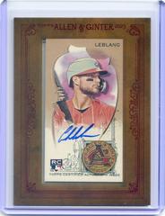 Charles Leblanc Baseball Cards 2023 Topps Allen & Ginter Mini Framed Autographs Prices