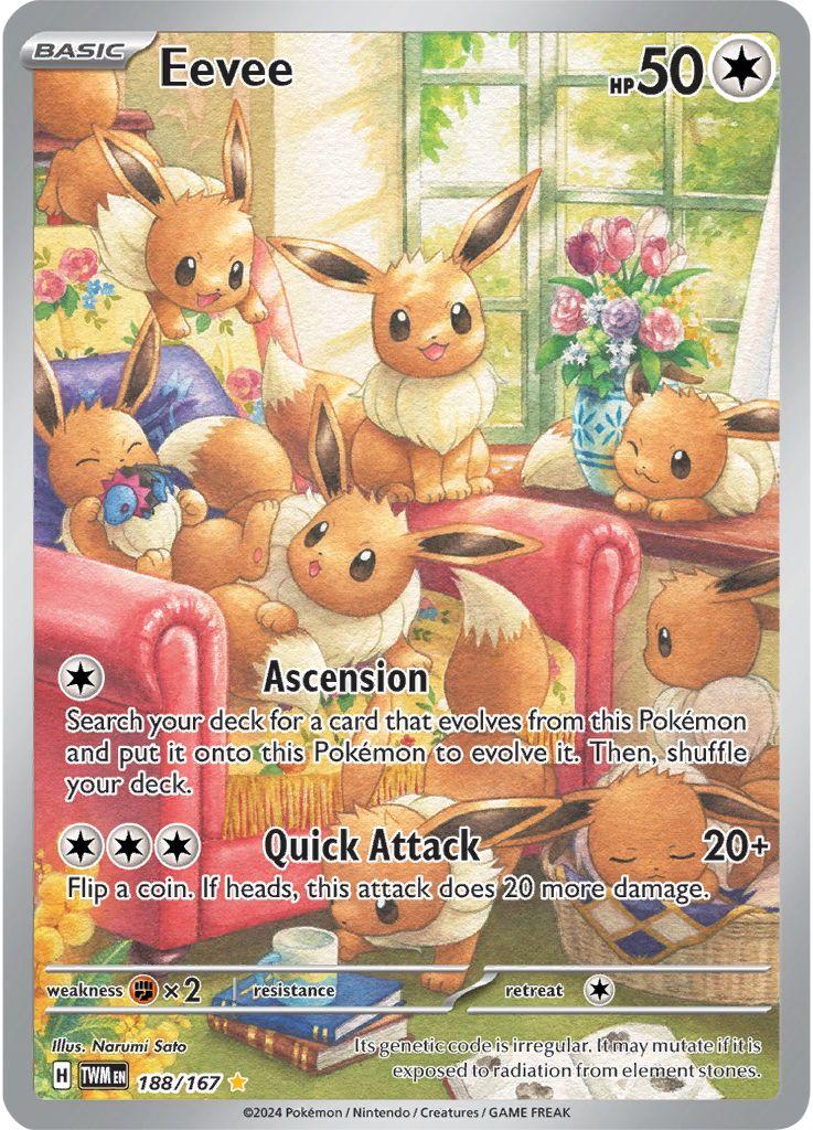 Eevee #188 Prices | Pokemon Twilight Masquerade | Pokemon Cards