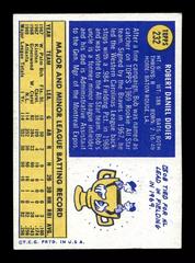 Back | Bob Didier Baseball Cards 1970 Topps