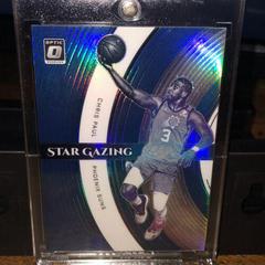 Chris Paul [Blue] #12 Basketball Cards 2021 Panini Donruss Optic Star Gazing Prices