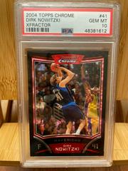 Dirk Nowitzki [Xfractor] Basketball Cards 2004 Topps Chrome Prices