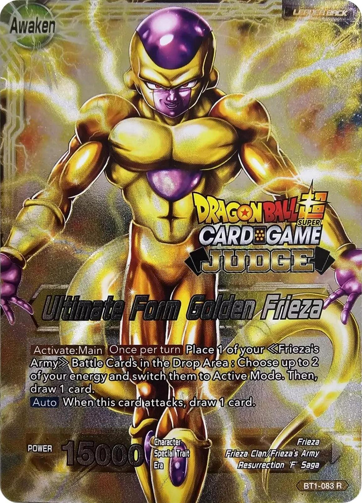 Frieza    Ultimate Form Golden Frieza Bt1-083 Prices 