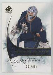 Devan Dubnyk #190 Hockey Cards 2009 SP Authentic Prices