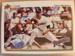 Fred McGriff #344 Baseball Cards 1992 Upper Deck Prices