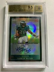 LeSean McCoy [Black Refractor Autograph] #TC181 Football Cards 2009 Topps Chrome Prices