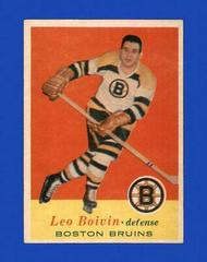 Leo Boivin #18 Hockey Cards 1957 Topps Prices