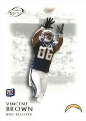 Vincent Brown #3 Football Cards 2011 Topps Legends Prices