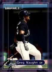 Greg Vaughn [Impact] #46 Baseball Cards 2000 Fleer Prices