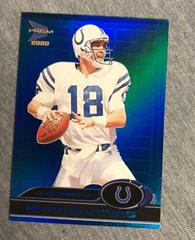 Peyton Manning [Holographic Blue] #39 Football Cards 2000 Pacific Prism Prospects Prices