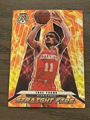 Trae Young Basketball Cards 2021 Panini Mosaic Straight Fire Prices