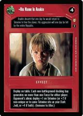 His Name is Anakin [Limited] Star Wars CCG Tatooine Prices
