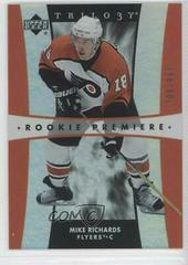 Mike Richards #208 Hockey Cards 2005 Upper Deck Trilogy Prices