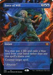 Force of Will [Extended Art Foil] #340 Magic Double Masters Prices