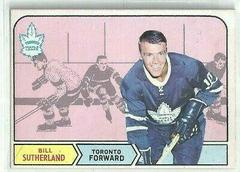 Bill Sutherland Hockey Cards 1968 O-Pee-Chee Prices