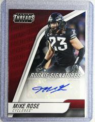 Mike Rose #TH-MRO Football Cards 2022 Panini Chronicles Draft Picks Threads Rookie Signatures Prices