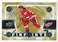 Tyler Bertuzzi [Gold] #PP-13 Hockey Cards 2022 Upper Deck MVP Pinpoints Prices