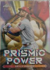 Bryce Harper [Gold] Baseball Cards 2021 Topps Chrome Prismic Power Prices