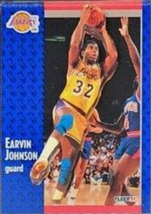 Magic Johnson [3-D Wrapper Redemption] Basketball Cards 1991 Fleer Prices