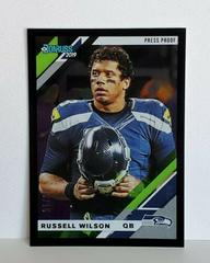 Russell Wilson [Black Press Proof] Football Cards 2019 Donruss Prices