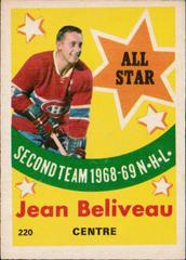 Jean Beliveau #220 Hockey Cards 1969 O-Pee-Chee Prices