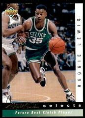Reggie Lewis #JW19 Basketball Cards 1992 Upper Deck Jerry West Selects Prices
