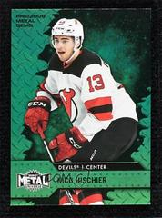 Nico Hischier [Green] #100 Hockey Cards 2020 Skybox Metal Universe Prices