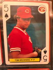 Tom Browning [5 of Spades] Baseball Cards 1991 U.S. Playing Card All Stars Prices