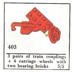 LEGO Set | Train Couplers and Wheels LEGO Classic