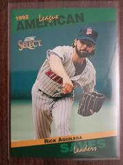 Rick Aguilera #68 Baseball Cards 1993 Score Select Stat Leaders Prices