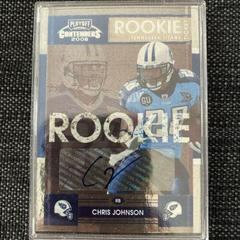 Chris Johnson [Autograph] #115 Football Cards 2008 Playoff Contenders Prices