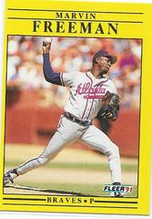 Marvin Freeman #U-73 Baseball Cards 1991 Fleer Update Prices