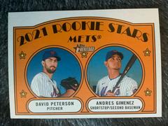 David Peterson, Andres Gimenez #5 Baseball Cards 2021 Topps Heritage Prices