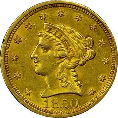 1850 Coins Liberty Head Quarter Eagle Prices