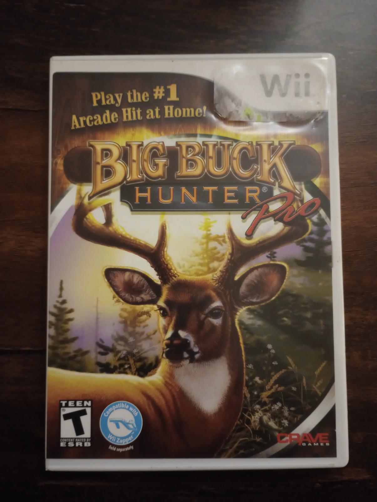 Big Buck Hunter Pro Item, Box, and Manual Wii