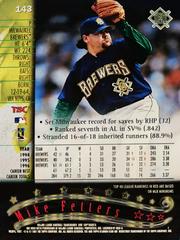 Rear | Mike Fetters Baseball Cards 1997 Stadium Club