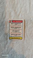 Back  | Topps Prospects Outfielders Baseball Cards 1992 Topps Micro