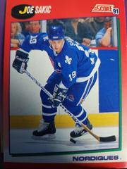 Joe Sakic Hockey Cards 1991 Score Canadian Prices
