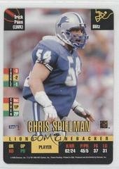 Chris Spielman Football Cards 1995 Panini Donruss Red Zone Prices