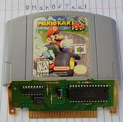 Cartridge And Motherboard  | Mario Kart 64 Nintendo 64