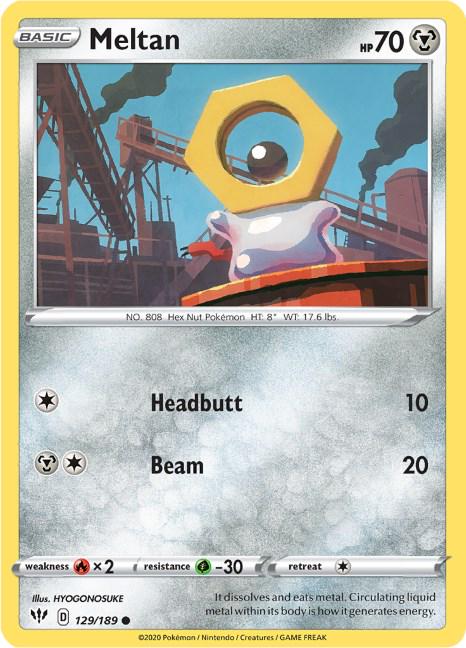 Meltan #129 Pokemon Darkness Ablaze