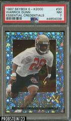 Warrick Dunn [Essential Credentials] #30 Football Cards 1997 Skybox E X2000 Prices