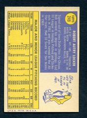 Back | Bob Locker Baseball Cards 1970 Topps