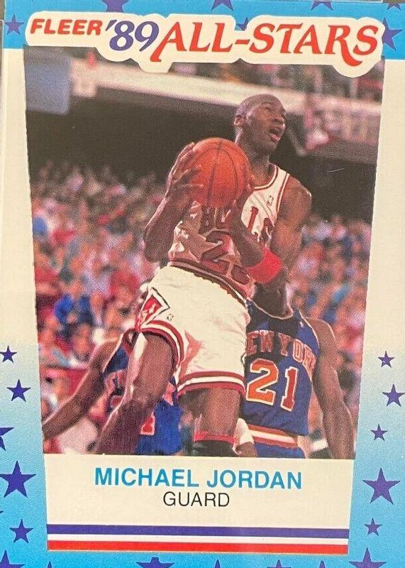 1989-90 Michael Jordan Fleer Sticker outlets GRADED 9 NM