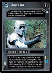 Corporal Oberk [Limited] Star Wars CCG Endor Prices