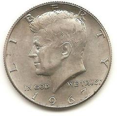 1967 [DOUBLE DIE FS-801] Coins Kennedy Half Dollar Prices