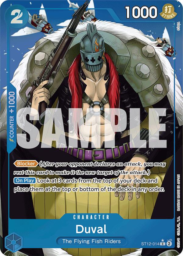 Duval [Full Art PRB-01] ST12-014 One Piece Starter Deck 12