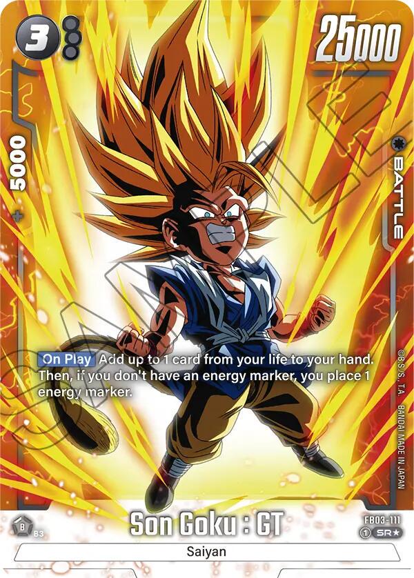 Son Goku: GT [Alternate Art] FB03-111 Dragon Ball Fusion World Raging Roar