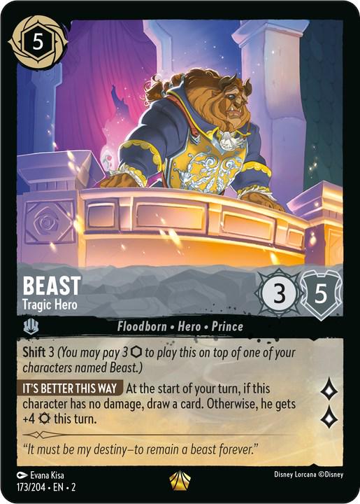 Beast - Tragic Hero #173 Lorcana Rise of the Floodborn