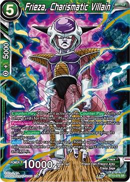 Frieza, Charismatic Villain BT10-075 Dragon Ball Super Rise of the Unison Warrior